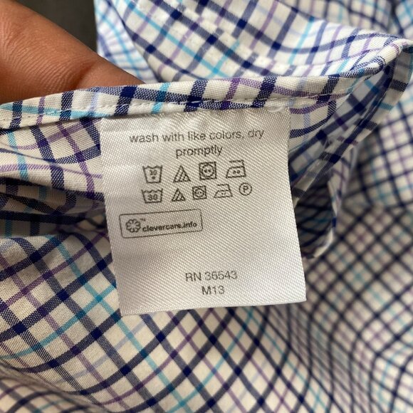 Lauren Ralph Lauren Regular Fit Stretch Button-Down Shirt Mens Size XL (32-33) - Picture 5 of 9